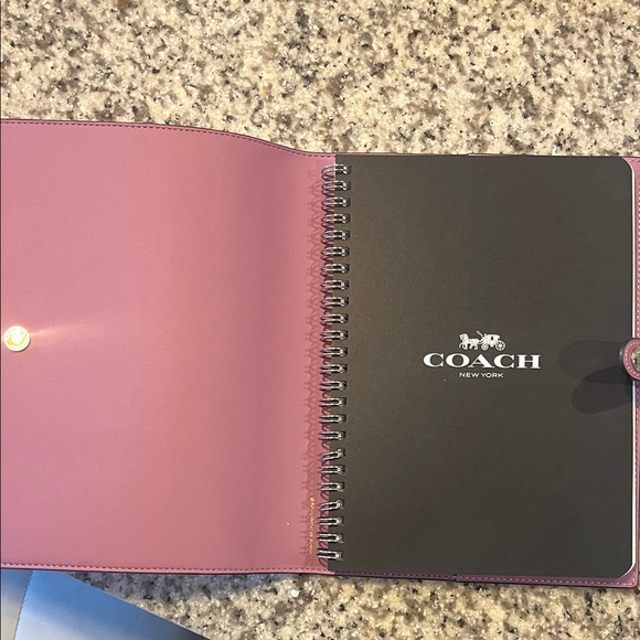 Coach Floral Patterned Notebook - Picture 3 of 4